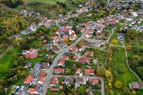 Luftbildaufnahme von Reutlingen-Bronnweiler