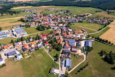 Luftbildaufnahme von Hohenstein-Eglingen