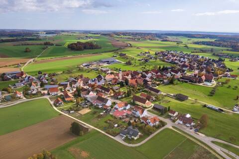 Luftbildaufnahme von Münsingen-Bremelau