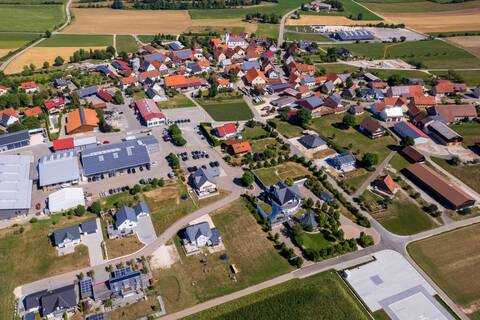 Luftbildaufnahme von Pfronstetten-Aichelau
