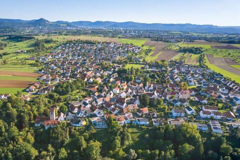 Luftbildaufnahme von Reutlingen-Oferdingen