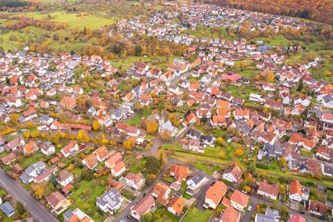 Luftbildaufnahme von Reutlingen-Ohmenhausen