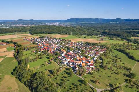 Luftbildaufnahme von Reutlingen-Reicheneck
