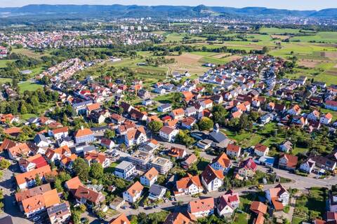 Luftbildaufnahme von Reutlingen-Sickenhausen
