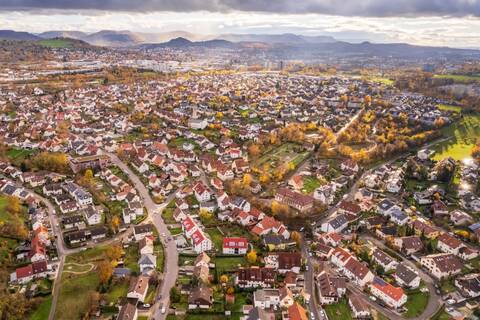 Luftbildaufnahme von Reutlingen-Sondelfingen