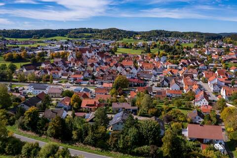 Luftbildaufnahme von Trochtelfingen